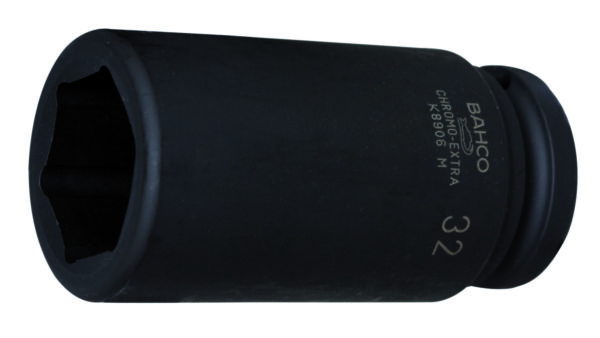 7314150131785 Kuuskant pikk löökpadrunvõti K9506Z 1.5/8", 1"