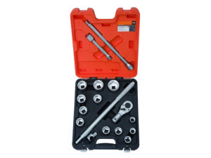 7314150137558 Padunite kmpl tollmõõdus 11/16"-2" 17 osa teleskoop-narrega 3/4"