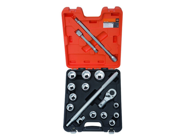 7314150137558 Padunite kmpl tollmõõdus 11/16"-2" 17 osa teleskoop-narrega 3/4"