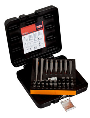 7314150189885 Otsakute kmpl 32 osa XZN, Torx, Hex, 30mm, 75mm ja 115mm adapteriga 10mm saba, kohvris