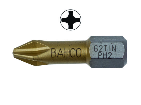 7314150199297 Otsakud TIN Torsion PH2 25mm 10tk