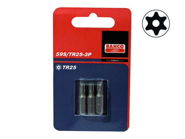 7314150201556 Otsakud standard 59S TORX TR25 25mm 3tk jaepakend