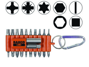 7314150204229 Otsakute kmpl 22 osa kummist hoidikus karabiniga PH+PZ+TORX+SL