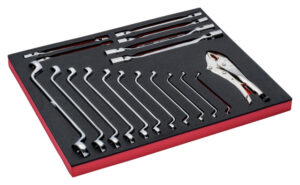 7314150254361 Kahepoolsete kontvõtmete ja silmusvõtmete kmpl vahtaluses 18osa