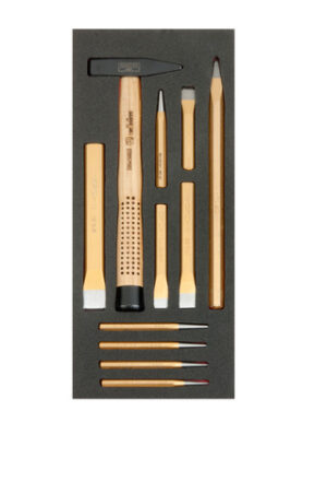 7314150285723 Meislite ja tornide kmpl + DIN haamer, 11 osa 1/3 vahtaluses