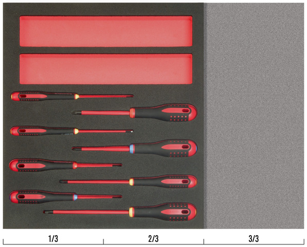 7314150286249 Ergo SLIM elektriku kruvikeerajate kmpl Fit&Go 2/3 vahtaluses 8 osa SL, PH ja PZ