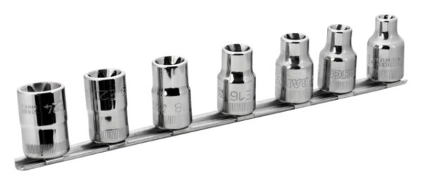 7314150313792 Padrunite kmpl 7800TORX-E sise Torx E10-E24 6 osa 1/2" siinil