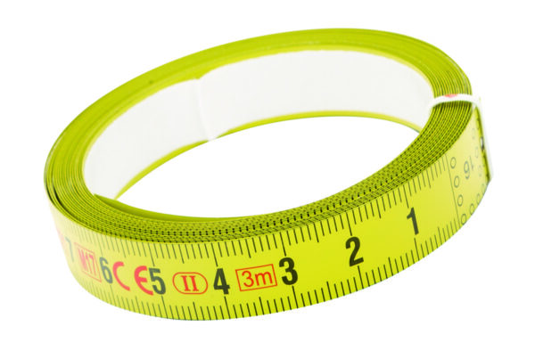 7314150333356 Kleebitav mõõdulint 6M x 13mm, skaala paremalt vasakule