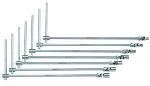 7314150344208 Liigendpeaega padrun T-võtmete komplekt 7 osa 7-17mm