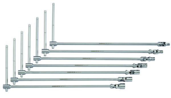 7314150344208 Liigendpeaega padrun T-võtmete komplekt 7 osa 7-17mm