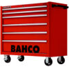 7314150350124 Bahco C75 KXL tool trolley on wheels with 6 drawers RED