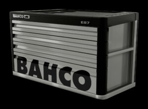 7314150351237 Tööriistakapp Bahco Premium E87 tööriistakäru peale 4 sahtliga, hall