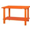 7314150407651_1 Metallist tugev ja vastupidav töölaud koos alumise tasapinnaga 1500mm oranž