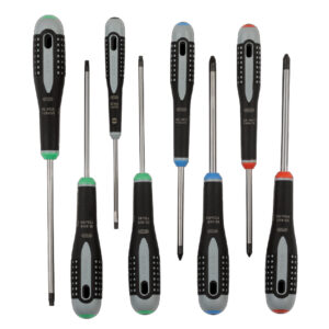 7314150440412 Kruvikeerajate komplekt ERGO™ 8 osa - PH1/2; PZ1/2; SL3,5,T15/20/25