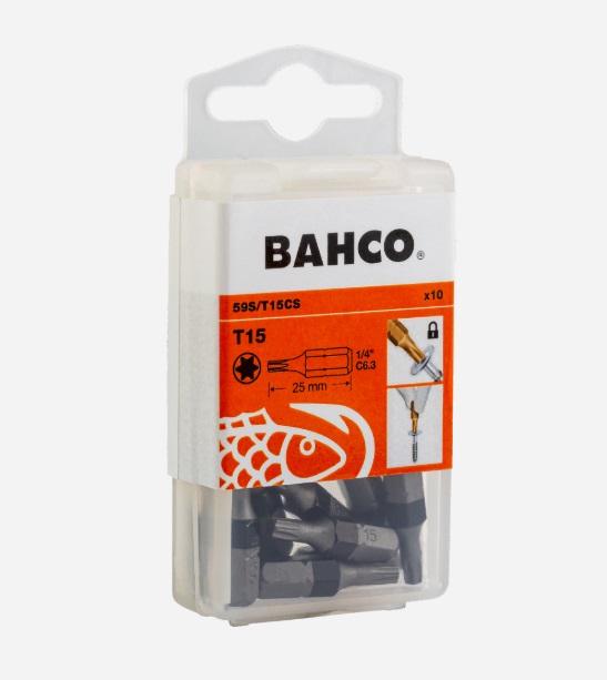 7314150444021_1 Otsakud Torx T15x25mm, koonus, värvikoodiga, 10tk
