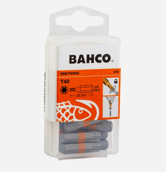 7314150444076_1 Otsakud Torx T40x25mm, koonus, värvikoodiga, 10tk