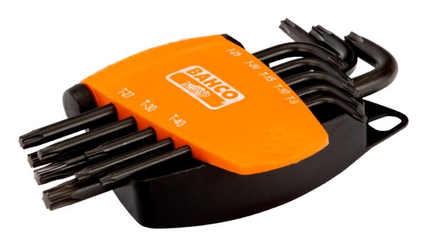 7314150487189_1 Kuuskantvõtmete kmpl. TORX T9-T40 8 osa magnetiseerija/demagnetiseerijaga