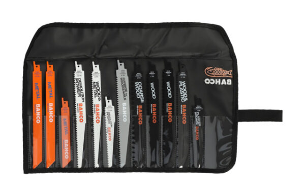 7314150511525 Tiigersae terade komplekt Bahco Sandflex bimetall 12 osa Bahco, puidule