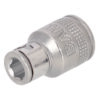 7314150512270_1 Lukustiga 1/4" kuuskant otsakute adapter 3/8" nelikant kinnitusega