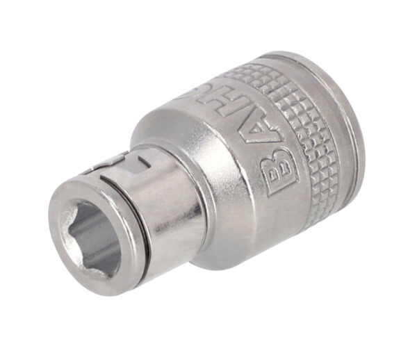 7314150512270_1 Lukustiga 1/4" kuuskant otsakute adapter 3/8" nelikant kinnitusega