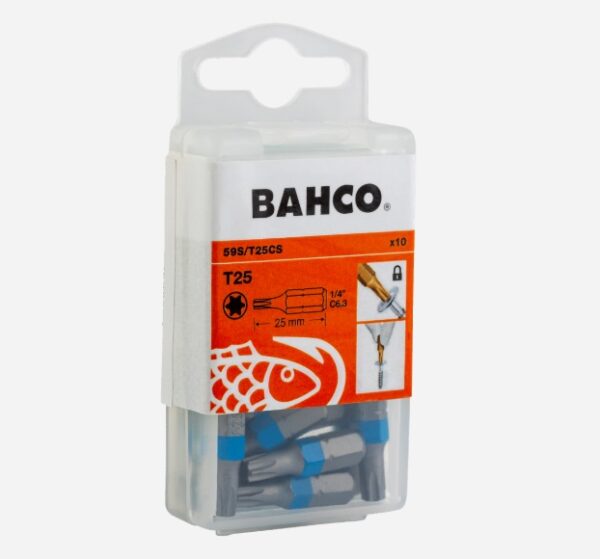 7314150532858_1 Otsakud Torx T25x25mm, koonus, värvikoodiga, 10tk