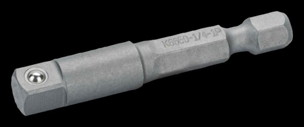 7314150533404_1 Adapter 1/4" padrunvõtmetele, 1/4" kuuskant kinnitus