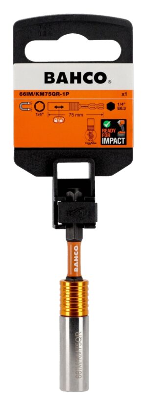 7314150550036 Magnethoidik, kiirlukustiga, 75mm, Impact, 1/4", 1tk