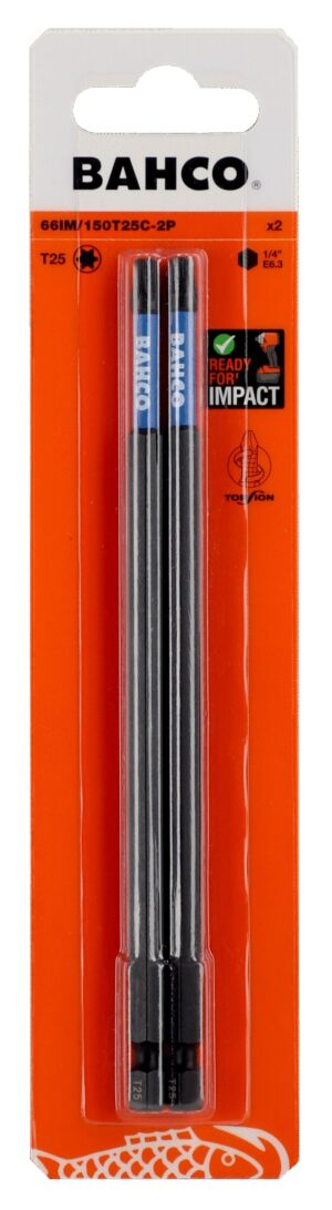 7314150550234 Otsakud 66IM T25 150mm Impact, 2tk