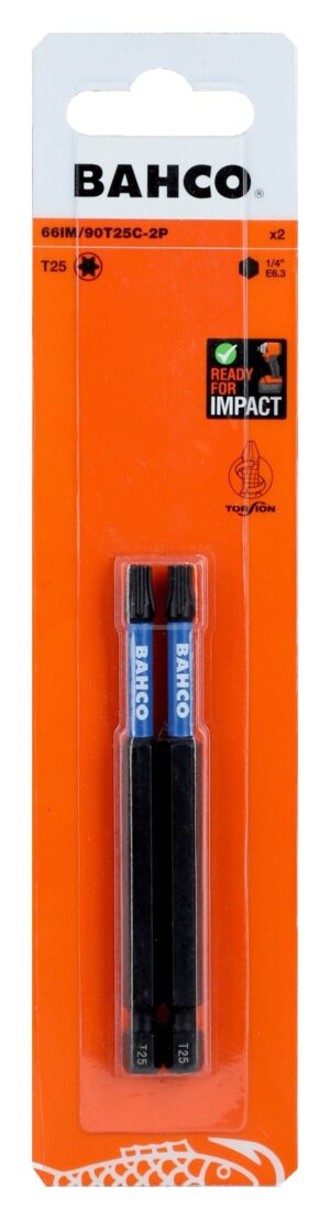 7314150550418 Otsakud 66IM T25 90mm Impact, 2tk