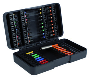 7314150563364_1 Otsakute kmpl Impact 54 osa Avatavas karbis 25mm PH, PZ, TORX