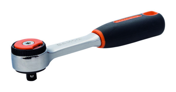 7314151831189 Bahco reversiivne narre (72 hammast / 5°) 120mm 1/4"