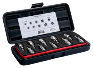 7314151831455 Padrunotsakute 7809TORX kmpl T20-T55 ja PH2/3 10 osa 1/2"