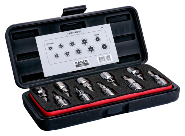 7314151831455 Padrunotsakute 7809TORX kmpl T20-T55 ja PH2/3 10 osa 1/2"