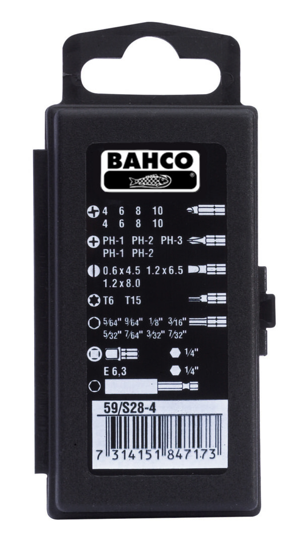 7314151847173 Otsakute kmpl 28 osa PH, SL, Hex, TORX