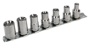 7314153003300 Padrunite komplekt Torx E8-E18 3/8"