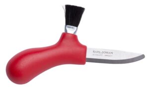 7391846014508 Morakniv Karl-Johan Seenenuga – Punane Käepide, Ohutu Otsata Roostevaba Teras Tera, Hobusekarvadest Hari