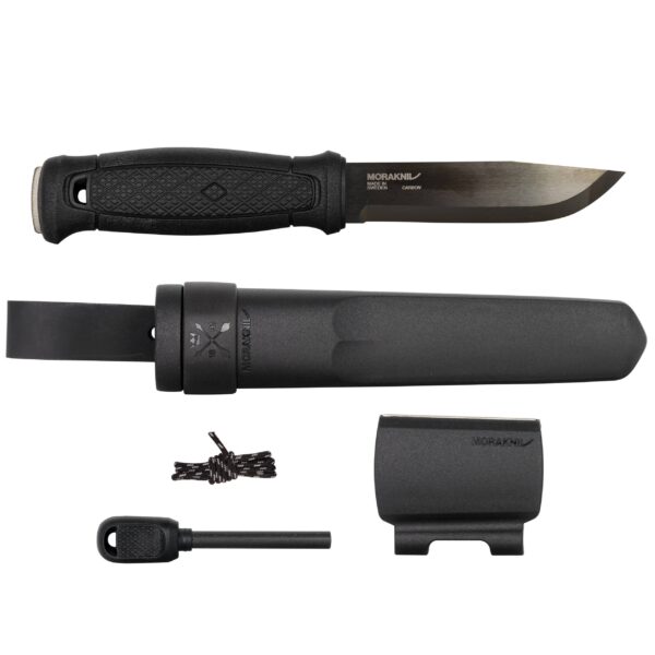 7391846025726_1 Morakniv Garberg matkanuga BlackBlade™, ellujäämiskomplektiga (C) must