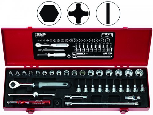 7429jde Padrunite kmpl 7429JDE 6-22mm 3/8" 33 osa