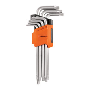 7501206626092_1 Pikad torx L-kujuga võtmete kmpl 7 osa T10-T40 Truper®