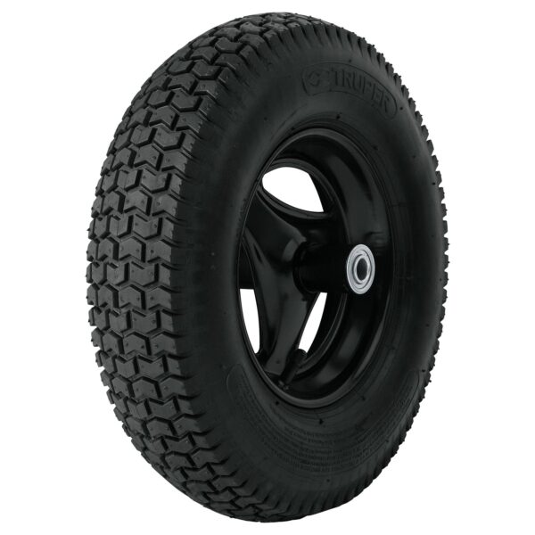 7501206691052_1 Tugevdatud pneumaatiline käruratas, 41x10cm koos võlli ja 1x kuullaagritega Truper®