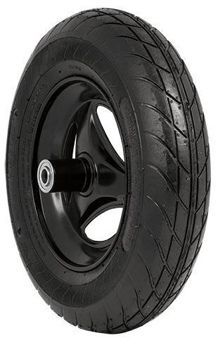 7501206691069 Tugevdatud pneumaatiline käruratas kaherattalistele mudelitele, 41x10cm koos võlli ja 1x kuullaagritega Truper®