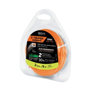 7506240638810 Truper tugevdatud kandiline trimmeri jõhv 3.0mm/9m