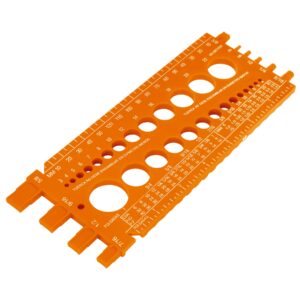 7506240639183_1 Poltide ja mutrite mõõteplaat 225mm (diam, pikkus, keermesamm) Truper®