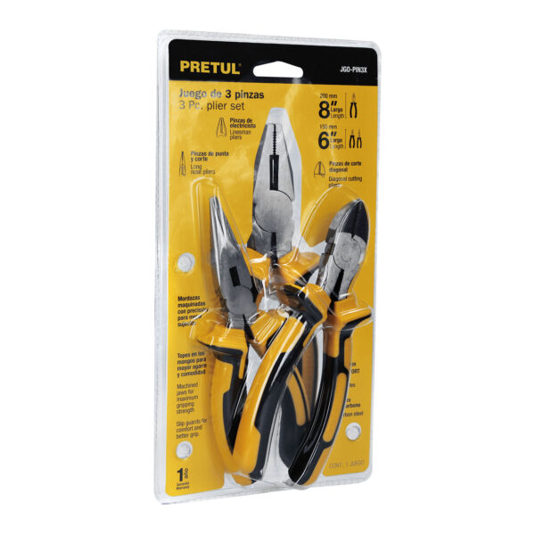 7506240643050_1 Tangide komplekt ergonoomilise käepidemega, 3tk Pretul®