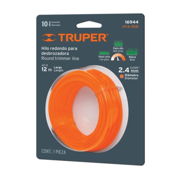 7506240647881 Truper ümar trimmeri jõhv 2.4mm/12m