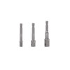 7506240658085_1 1/4" kuuskant adapterite kmpl 3tk (1/4" - 3/8" - 1/2") Truper®