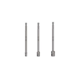 7506240658344_1 1/4" kuuskant pikkade adapterite kmpl 3tk (1/4" - 3/8" - 1/2") Truper®