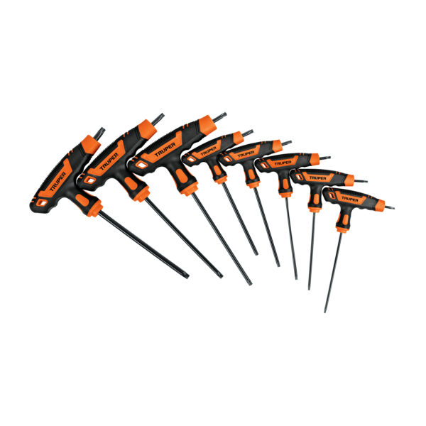 7506240681434_1 TORX võtmekomplekt T-kujulise käepidemega T9-T40, 8 tk Truper®