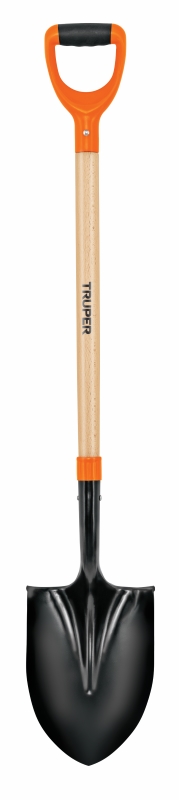 7506610228153 Truper teravaotsaline labidas puidust varre ja D-käepidemega, 120cm