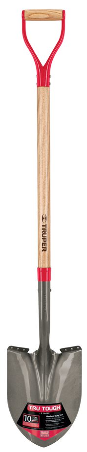 755625020185_1 Terava otsaga labidas 126cm, puidust varre ja terasest D-käepidemega Truper®